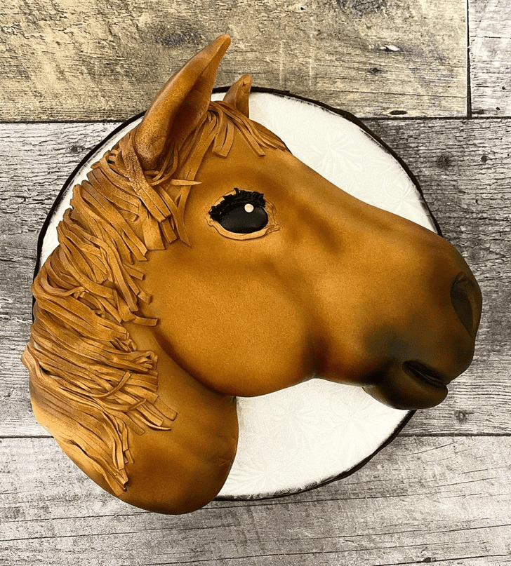 Exquisite Horse Cake