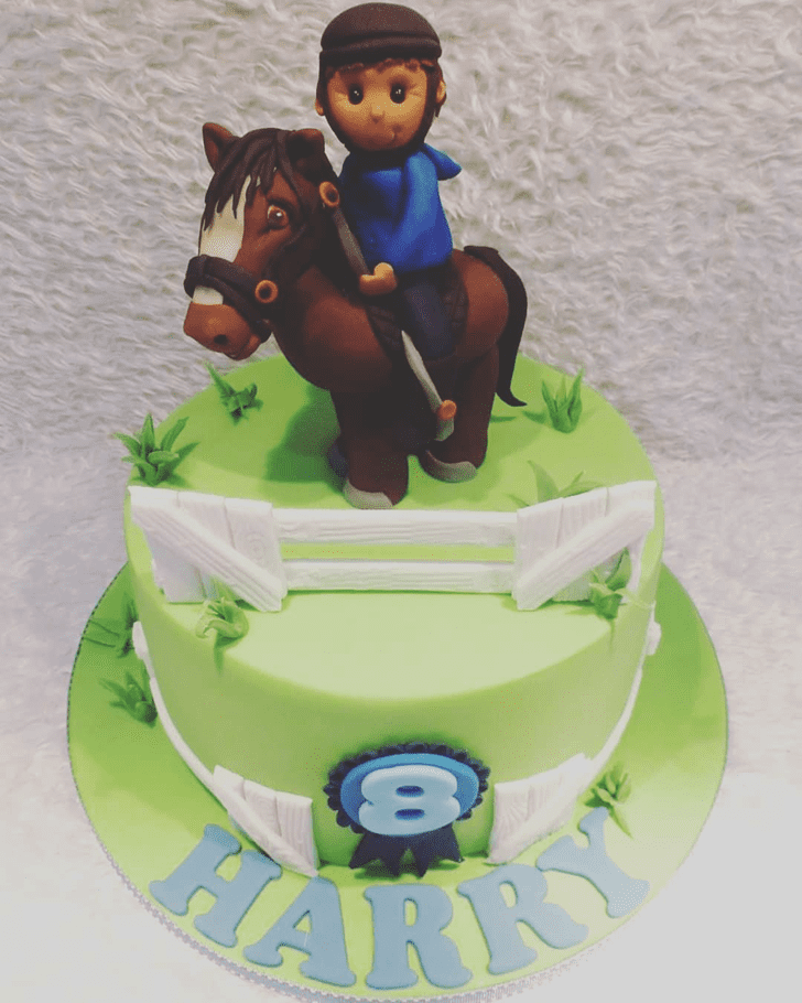 Handsome Horse Cake