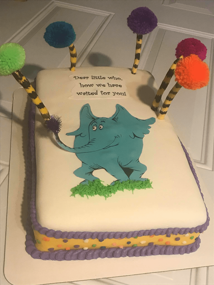 Cute Horton Hears a Who Cake