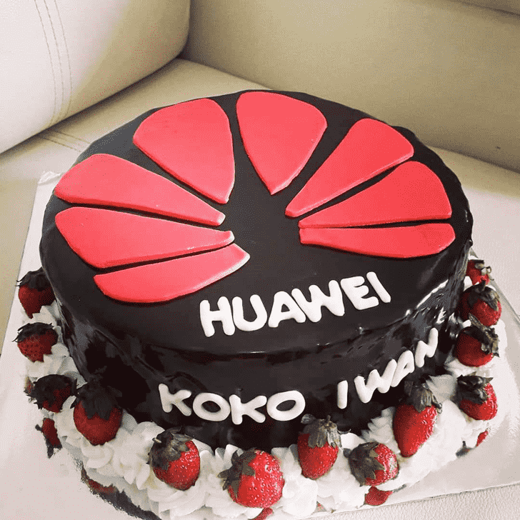 Beauteous Huawei Cake