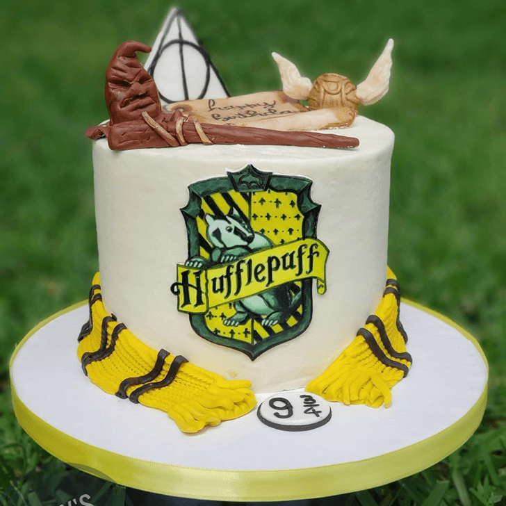Divine Hufflepuff Cake