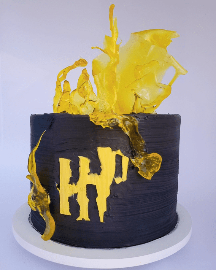 Marvelous Hufflepuff Cake