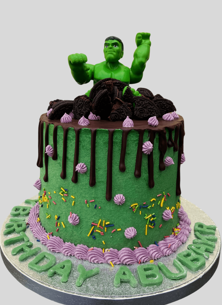 Alluring Hulk Cake