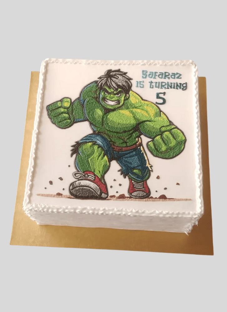 Angelic Hulk Cake