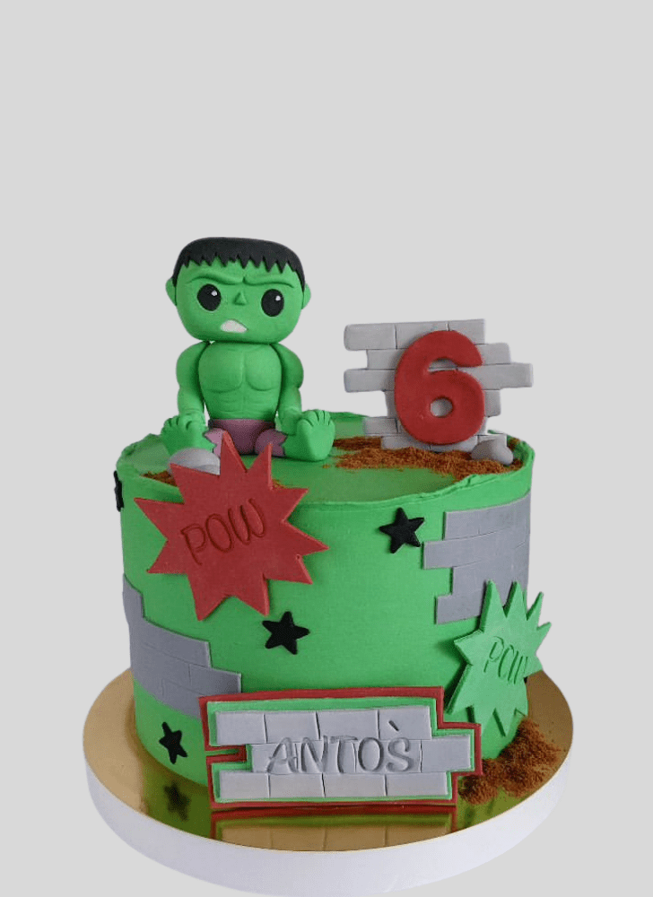 Beauteous Hulk Cake