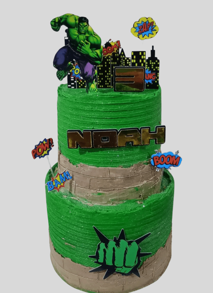 Charming Hulk Cake