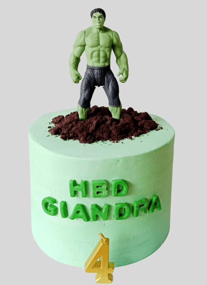 Classy Hulk Cake