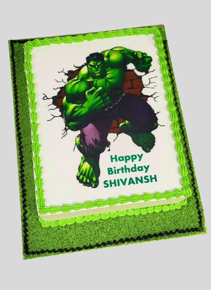 Fair Hulk Cake