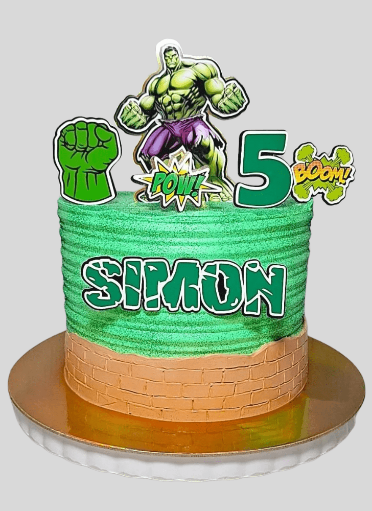 Ideal Hulk Cake