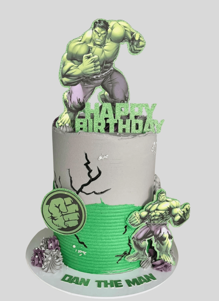 Lovely Hulk Cake