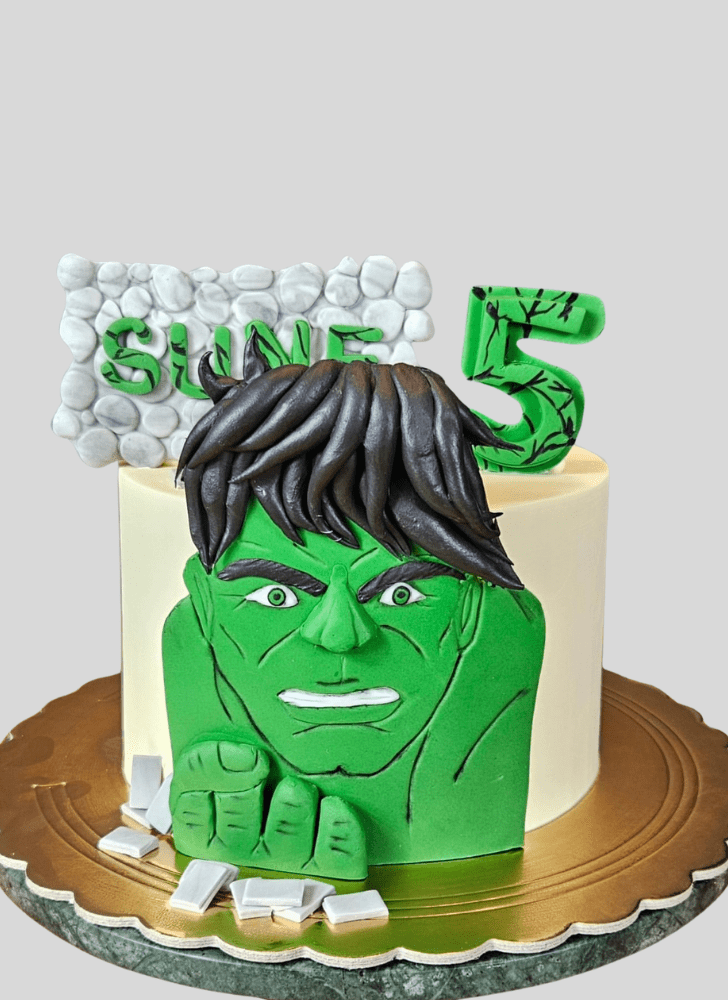 Mesmeric Hulk Cake