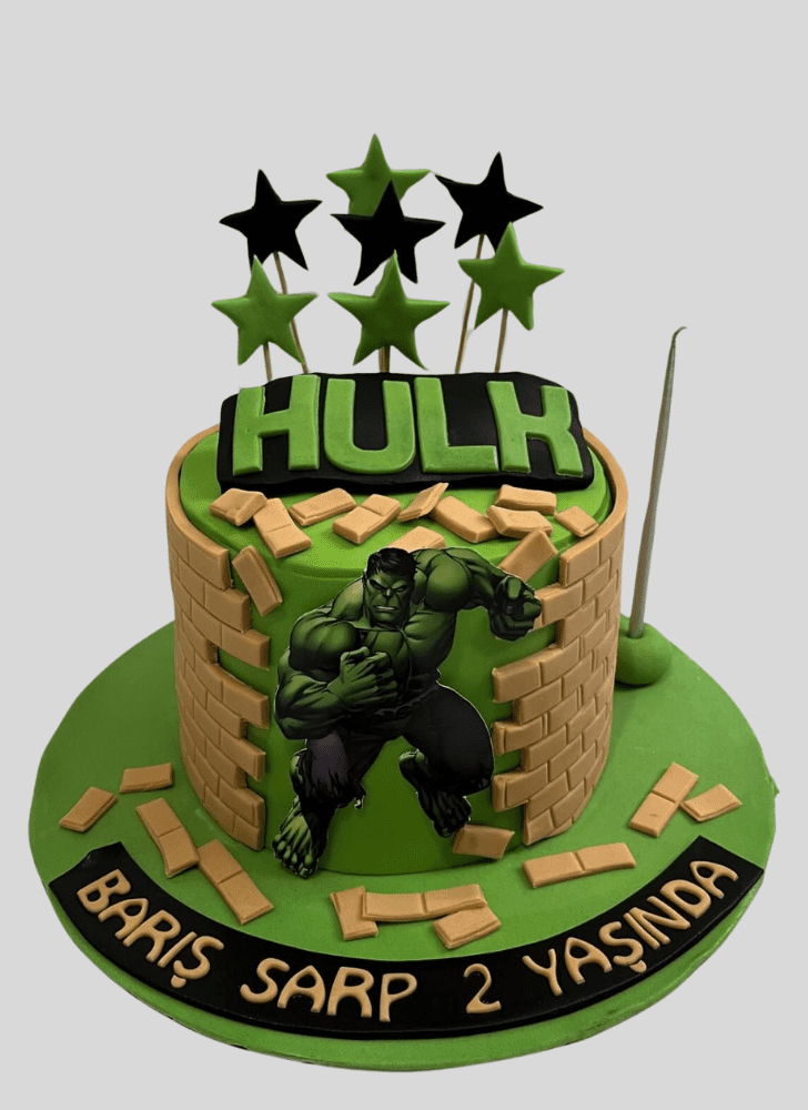 Nice Hulk Cake