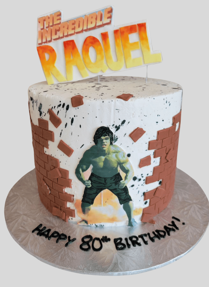 Stunning Hulk Cake