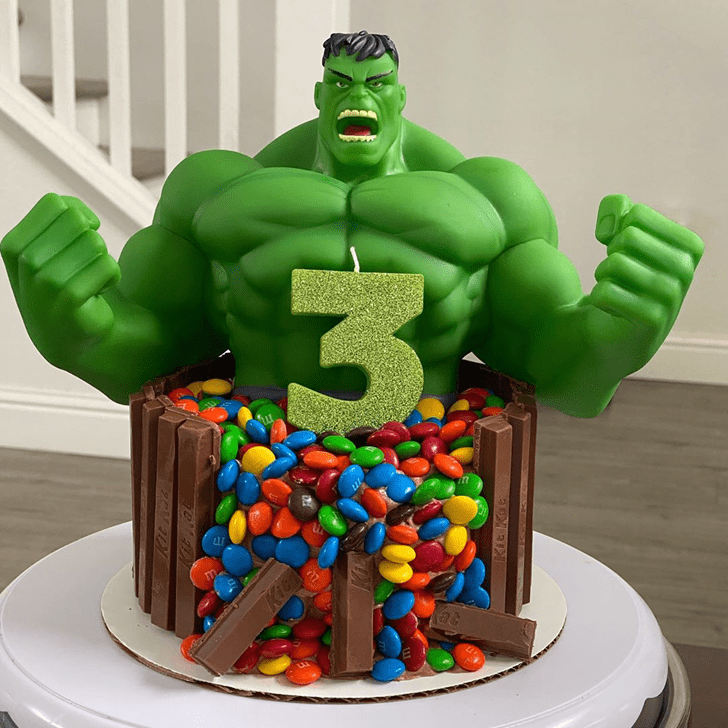 Adorable Hulk Cake
