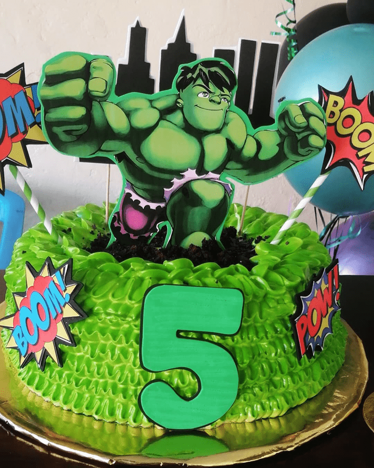 Classy Hulk Cake