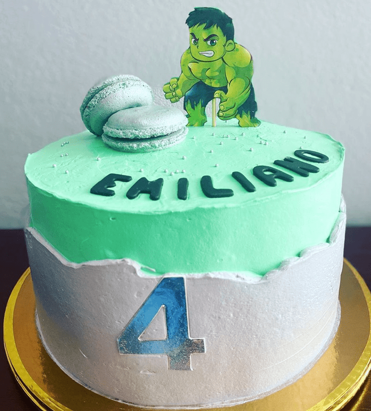 Cute Hulk Cake