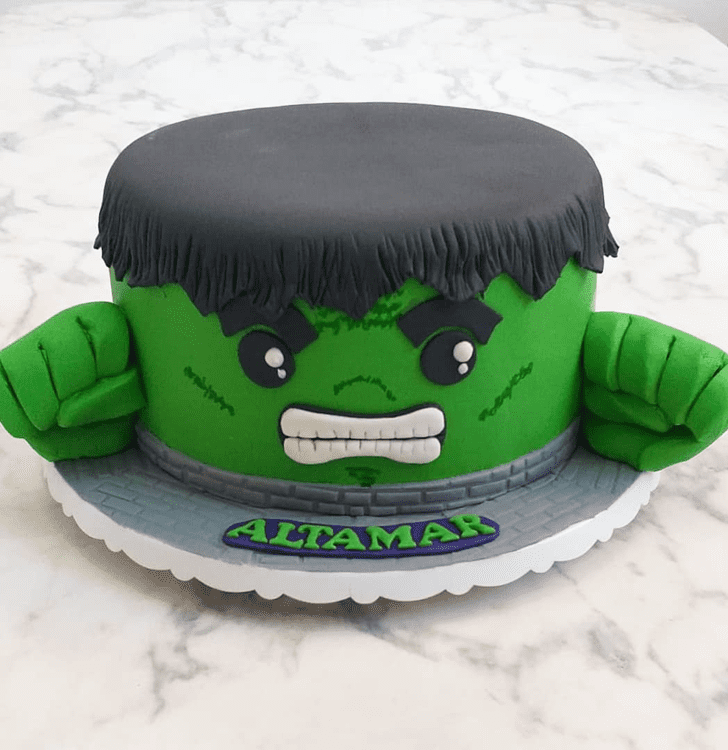 Grand Hulk Cake