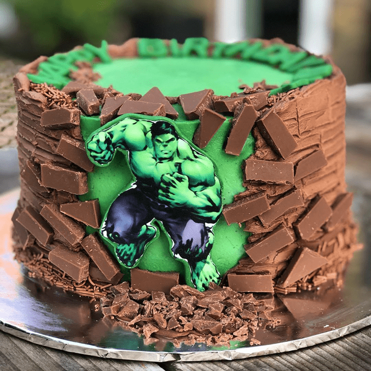 Lovely Hulk Cake