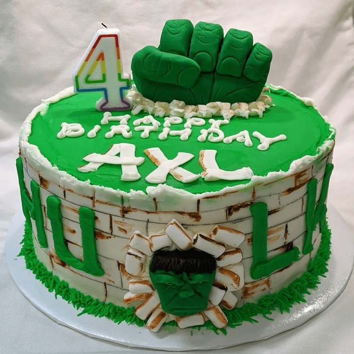 Refined Hulk Cake
