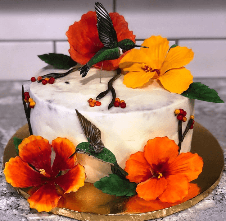 Delicate Humming Bird Cake