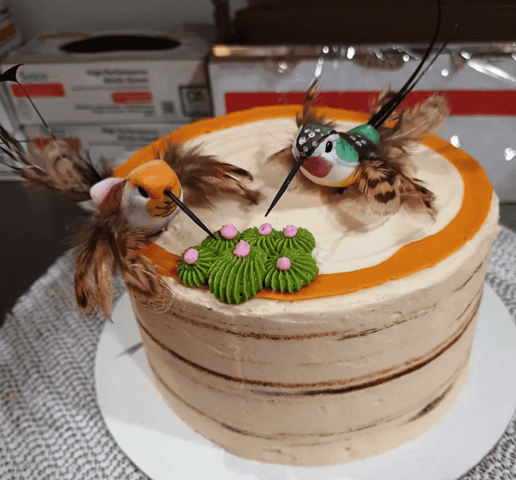 Fascinating Humming Bird Cake