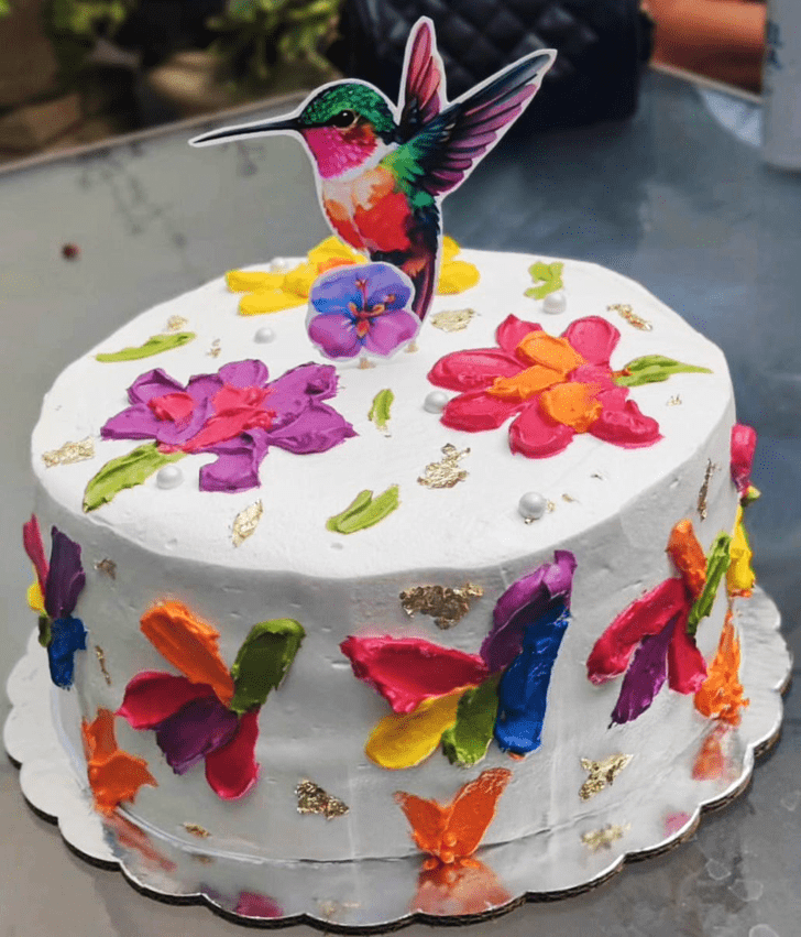 Pretty Humming Bird Cake