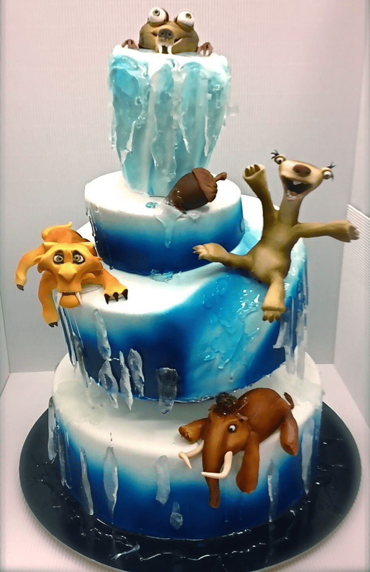 Wonderful Ice Age Cake Design