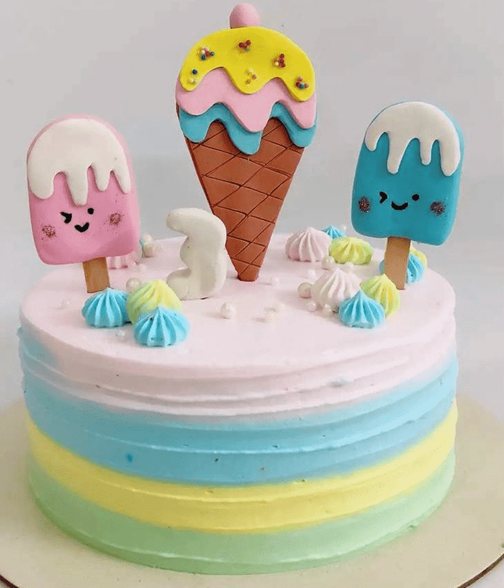 Refined Ice Cream Cake