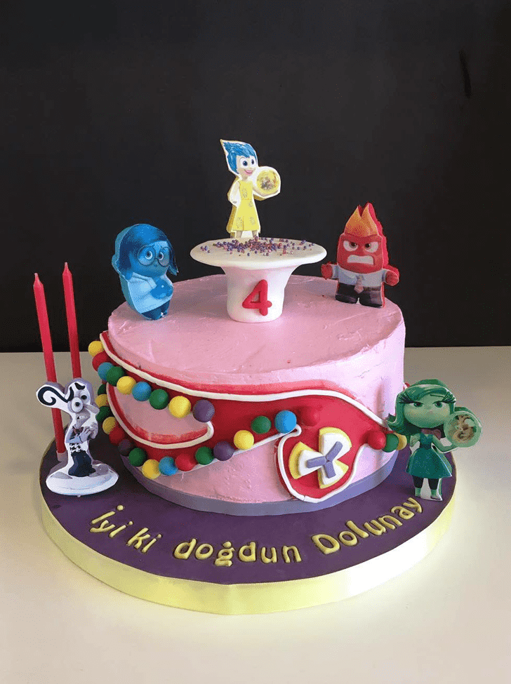 Fetching Inside Out Cake