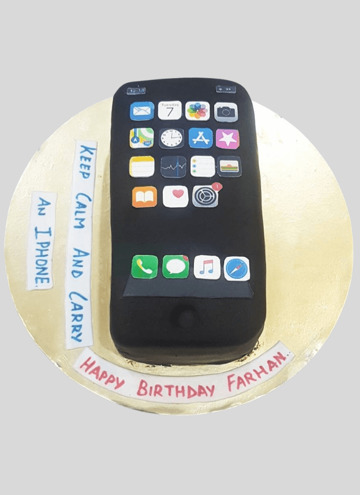 Elegant iPhone Cake