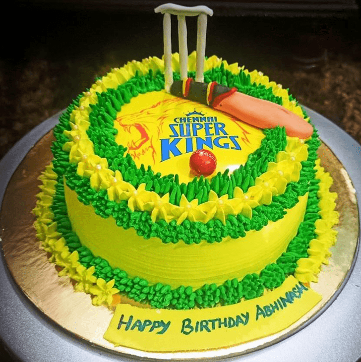 Delicate IPL Cake