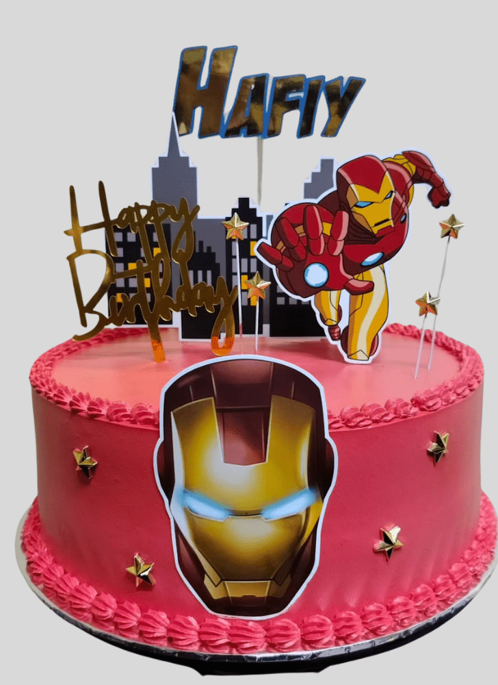 Pretty Iron Man Cake