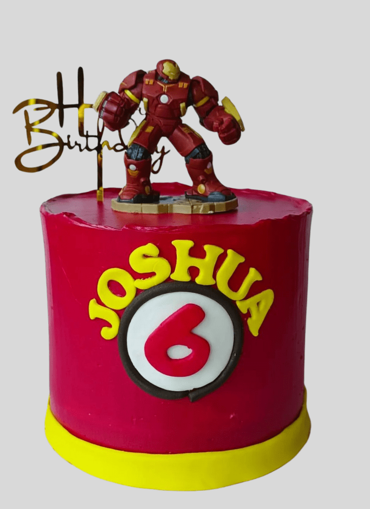 Shapely Iron Man Cake