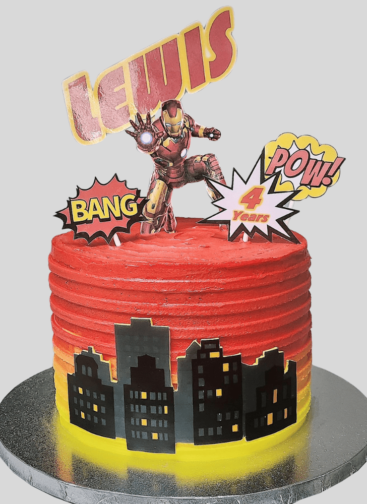 Stunning Iron Man Cake