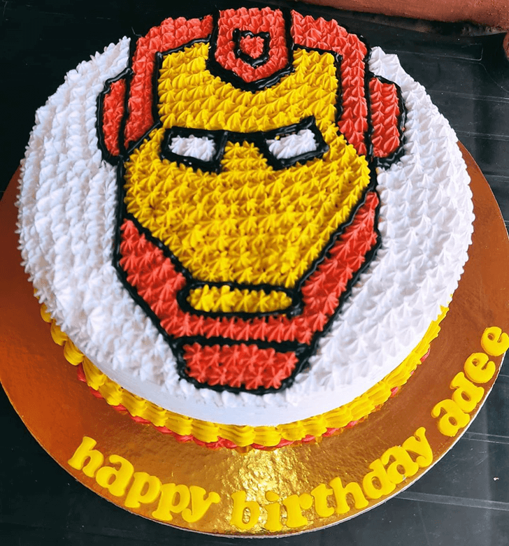 Shapely Iron Man Cake