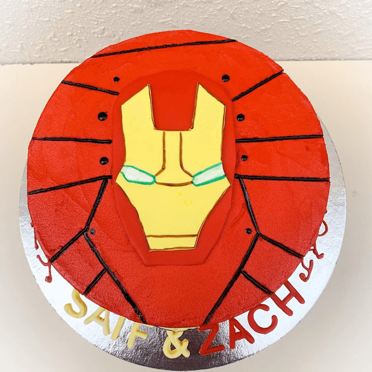 Superb Iron Man Cake