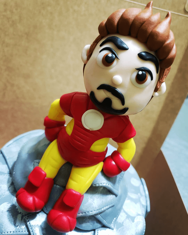 Teasing Iron Man Cake