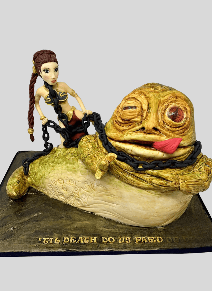 Beauteous Jabba the Hutt Cake
