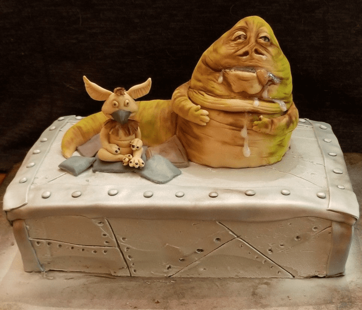 Beauteous Jabba the Hutt Cake