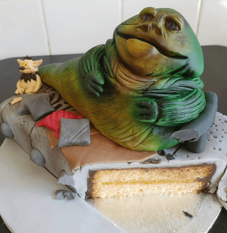 Bewitching Jabba the Hutt Cake