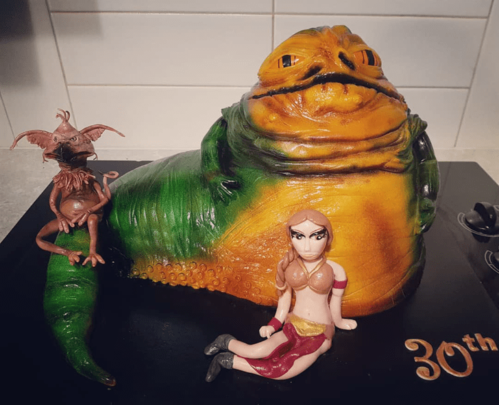 Delightful Jabba the Hutt Cake