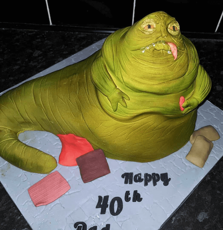 Elegant Jabba the Hutt Cake