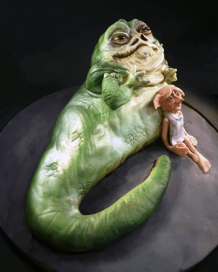 Enticing Jabba the Hutt Cake
