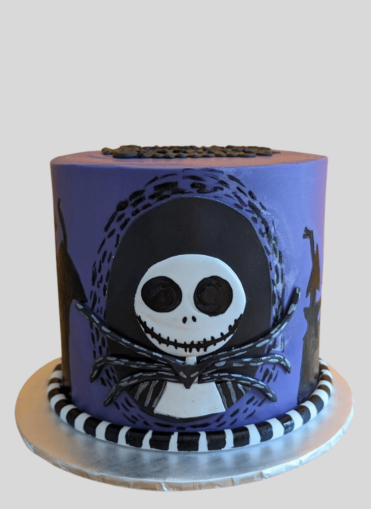 Beauteous Jack Skellington Cake