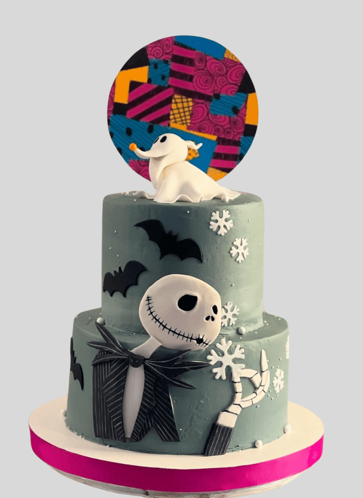 Captivating Jack Skellington Cake