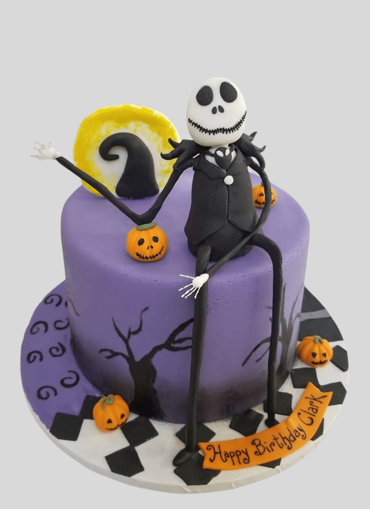 Cute Jack Skellington Cake