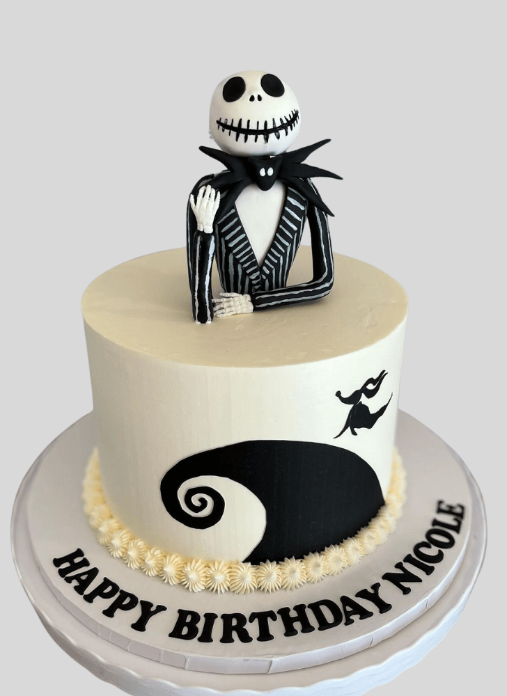Delightful Jack Skellington Cake