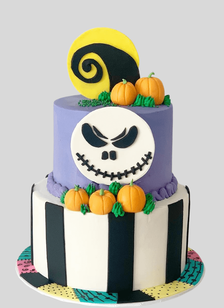 Fetching Jack Skellington Cake