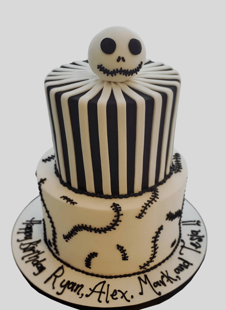 Good Looking Jack Skellington Cake
