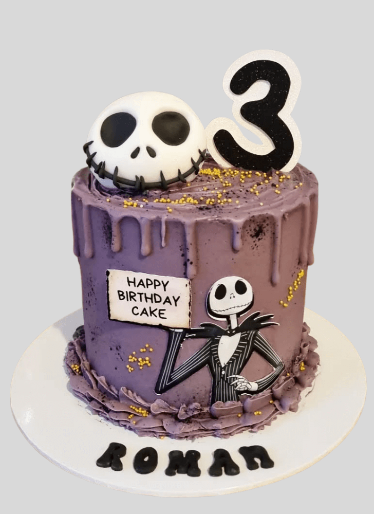 Ideal Jack Skellington Cake